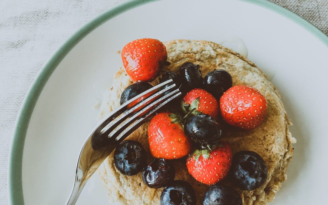 Crepes con frutos del bosque